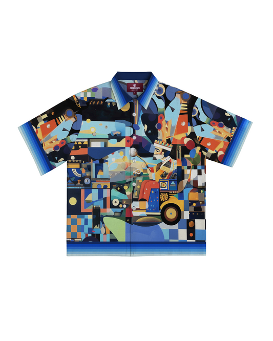 THE UNWANTED COLOR PALETTE-RELAXED FIT PRINTED SHIRT