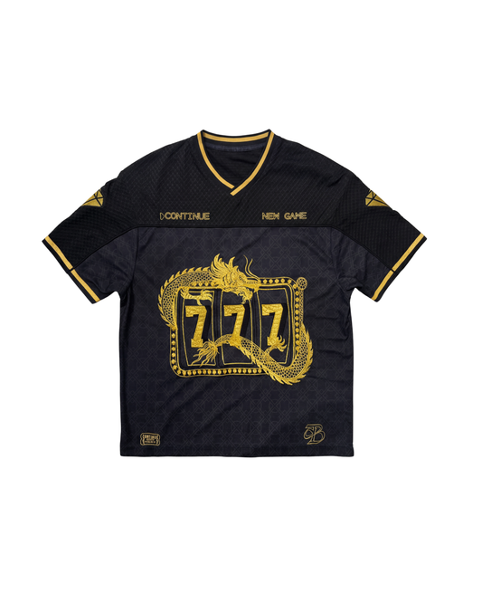 CHAKRA AND CHANCE - OVERSIZED FIT EMBROIDERED JERSEY
