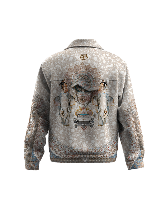 INSTRUMENTAL EMPATHY- REGULAR FIT PRINTED JACKET