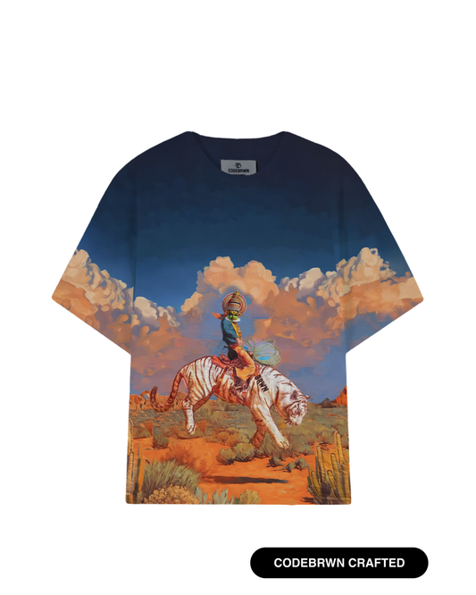 KALA AND CANYON- REGULAR FIT PRINTED T-SHIRT