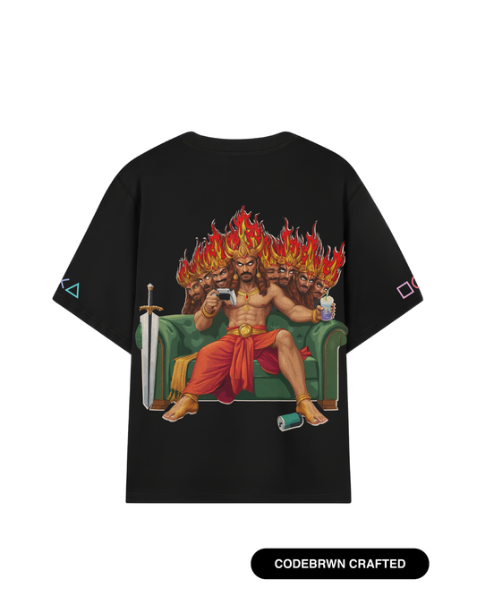 10 HEADS/ 20 MOODS - REGULAR FIT EMBROIDERED T-SHIRT