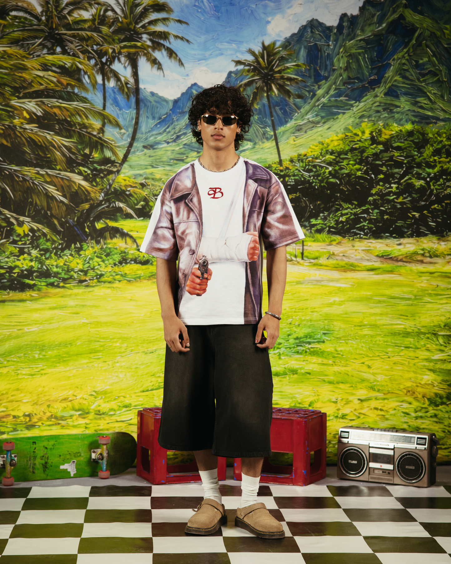 THE THIRD HAND- REGULAR FIT PRINTED T-SHIRT