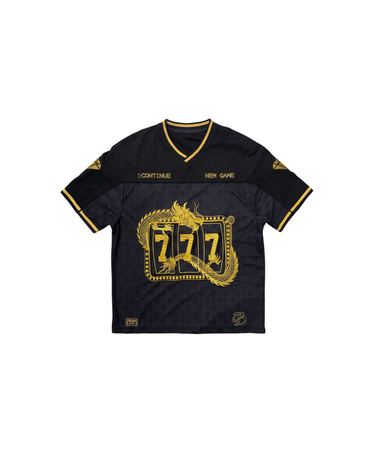 CHAKRA AND CHANCE - OVERSIZED FIT EMBROIDERED JERSEY