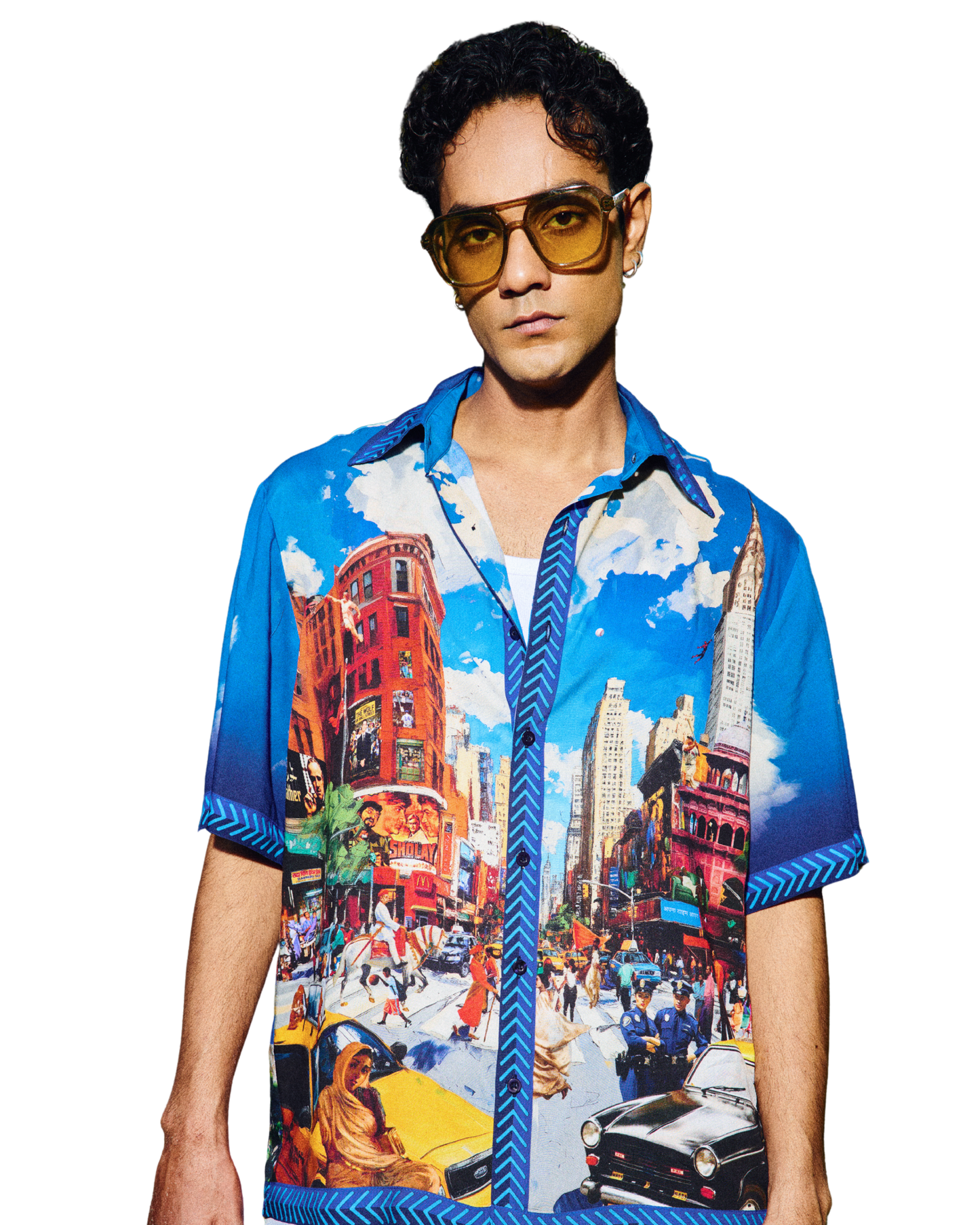 गली's OF BROOKLYN - RELAXED FIT PRINTED SHIRT