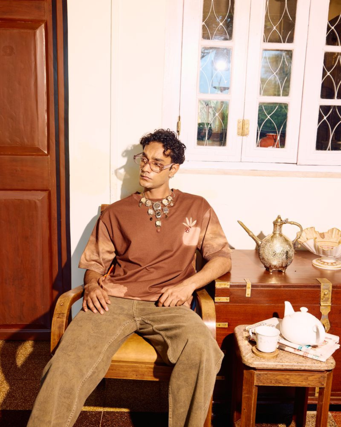 NEVER SAY NEVER- OVERSIZED FIT EMBROIDERED T-SHIRT
