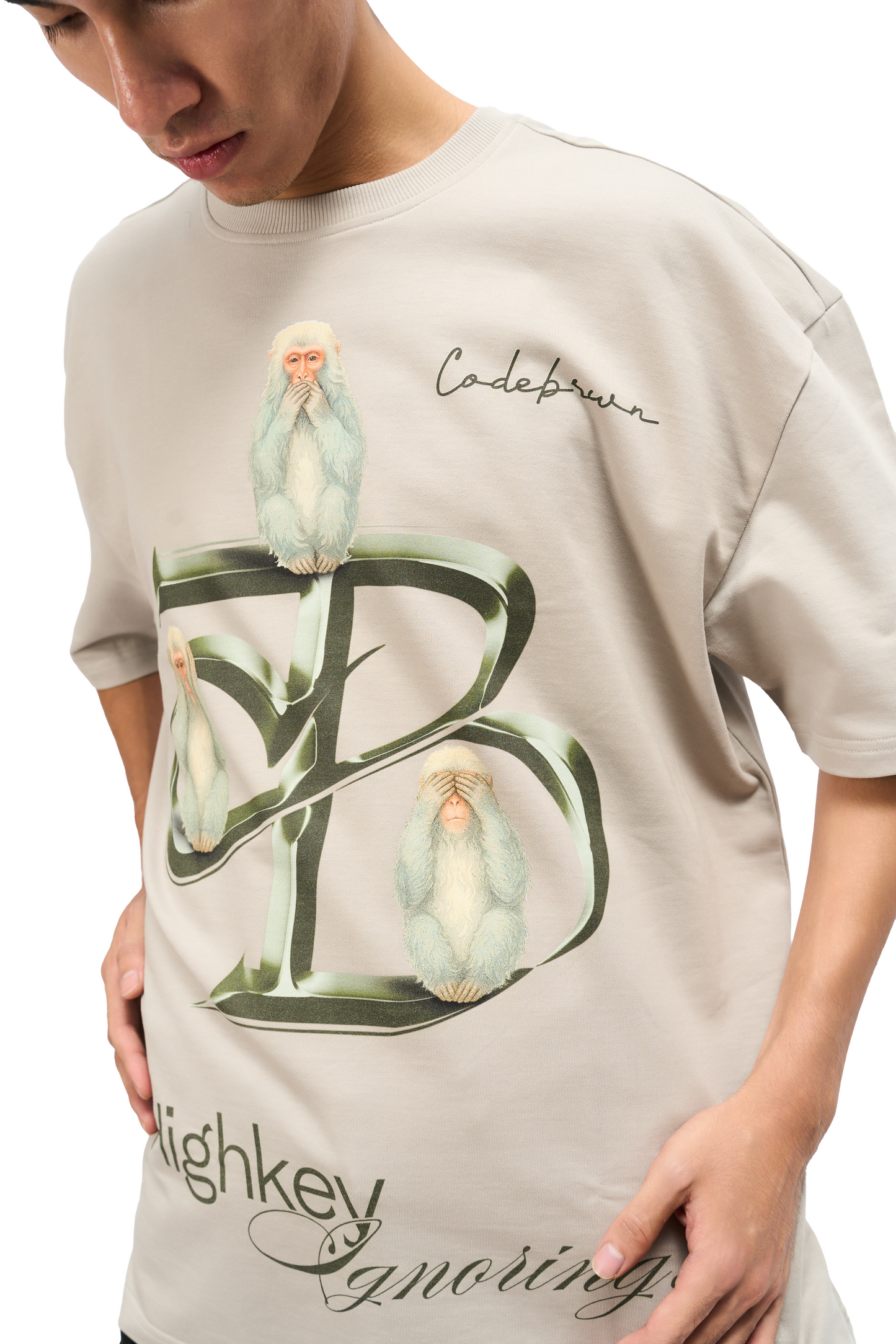 TEEN BANDAR- OVERSIZED FIT PRINTED T-SHIRT