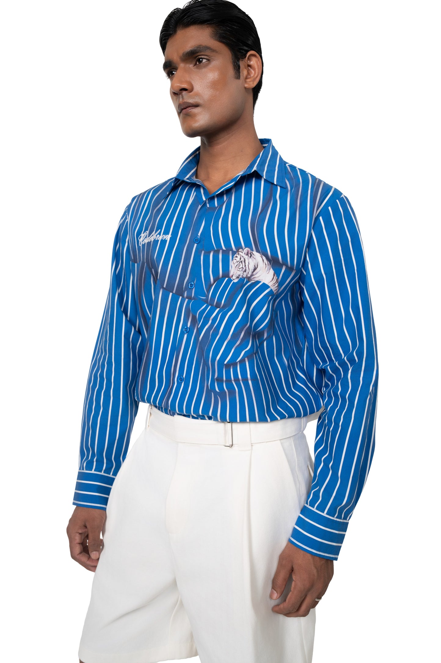 OUT OF OFFICE- REGULAR FIT PRINTED SHIRT