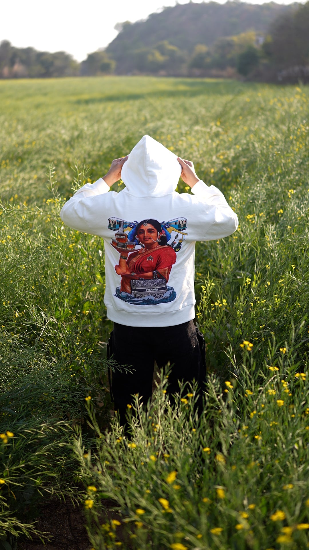 PAKHANDI - REGULAR FIT EMBROIDERED HOODIE