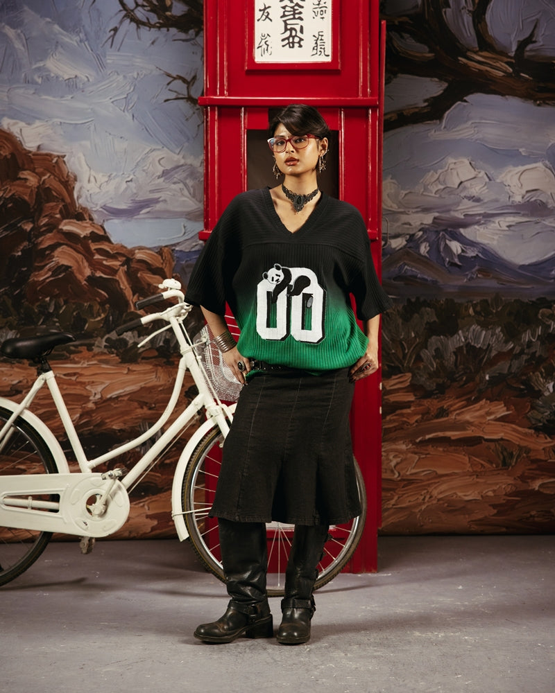 KAL DEKENGE - RELAXED FIT EMBROIDERED JERSEY