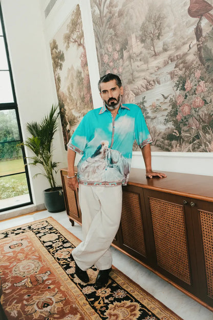 THE SILENT SULTANATE- RELAXED FIT PRINTED SHIRT