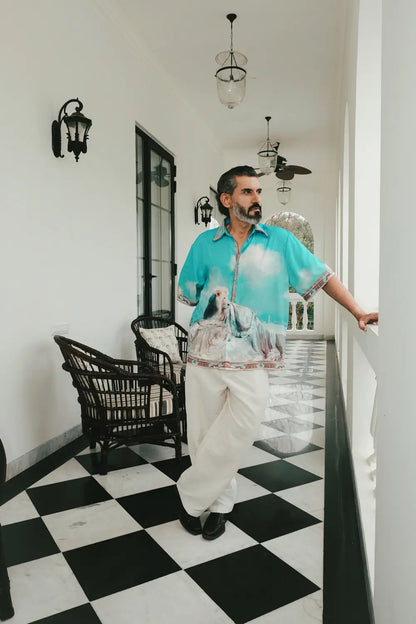 THE SILENT SULTANATE- RELAXED FIT PRINTED SHIRT