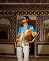 BADAL- RELAXED FIT PRINTED SHIRT