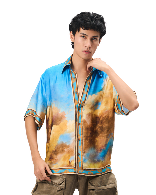 BADAL- RELAXED FIT PRINTED SHIRT
