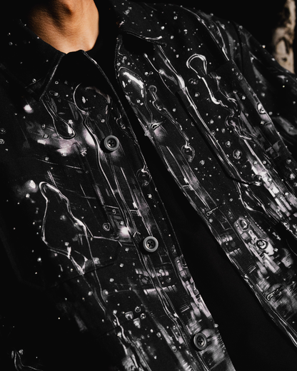 THE BARSAAT VEIL (HAND BEADED SHACKET)