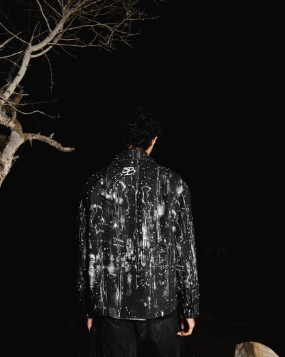 THE BARSAAT VEIL (HAND BEADED SHACKET)