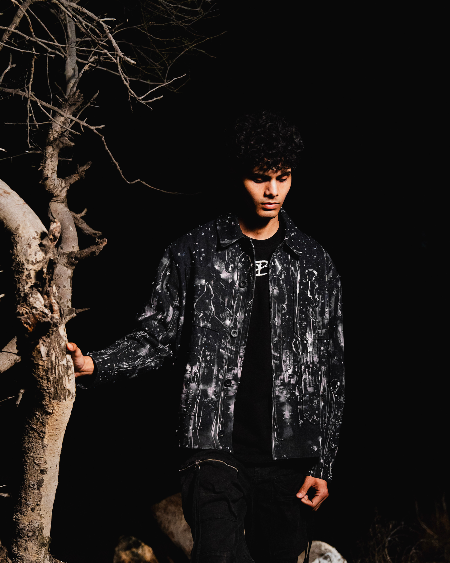 THE BARSAAT VEIL (HAND BEADED SHACKET)