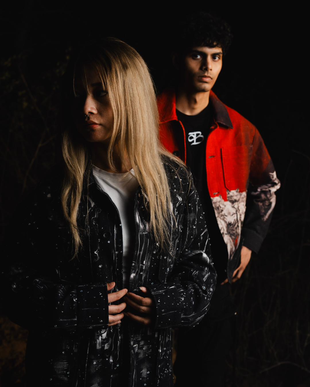 THE BARSAAT VEIL (HAND BEADED SHACKET)