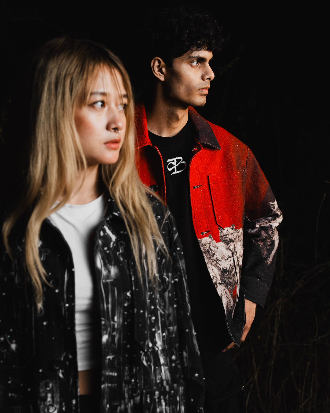 THE BARSAAT VEIL (HAND BEADED SHACKET)