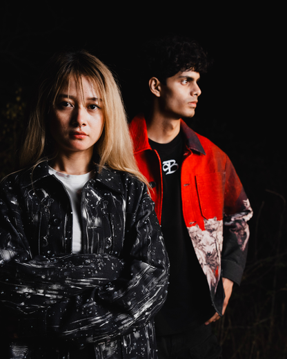 THE BARSAAT VEIL (HAND BEADED SHACKET)