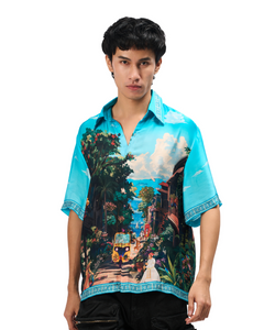 ANIME AND ME- RELAXED FIT PRINTED SHIRT