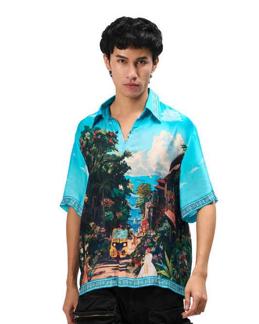 ANIME AND ME- RELAXED FIT PRINTED SHIRT