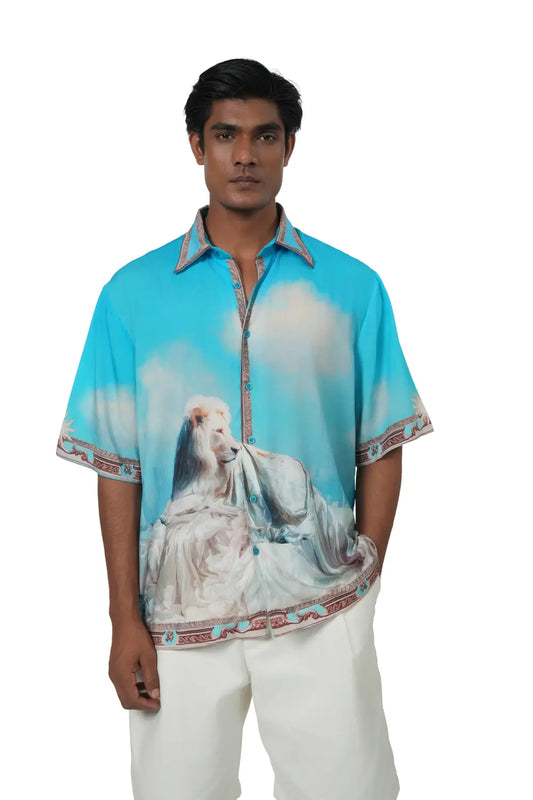 THE SILENT SULTANATE- RELAXED FIT PRINTED SHIRT