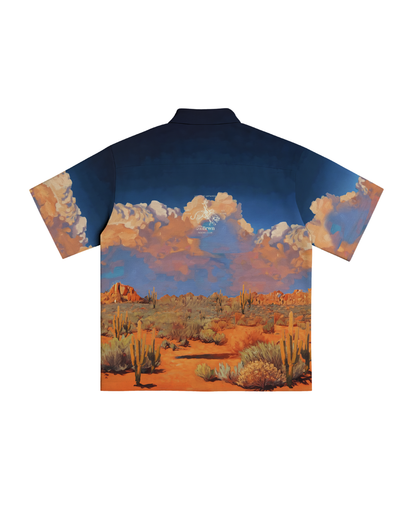 KALA AND CANYON- RELAXED FIT PRINTED SHIRT