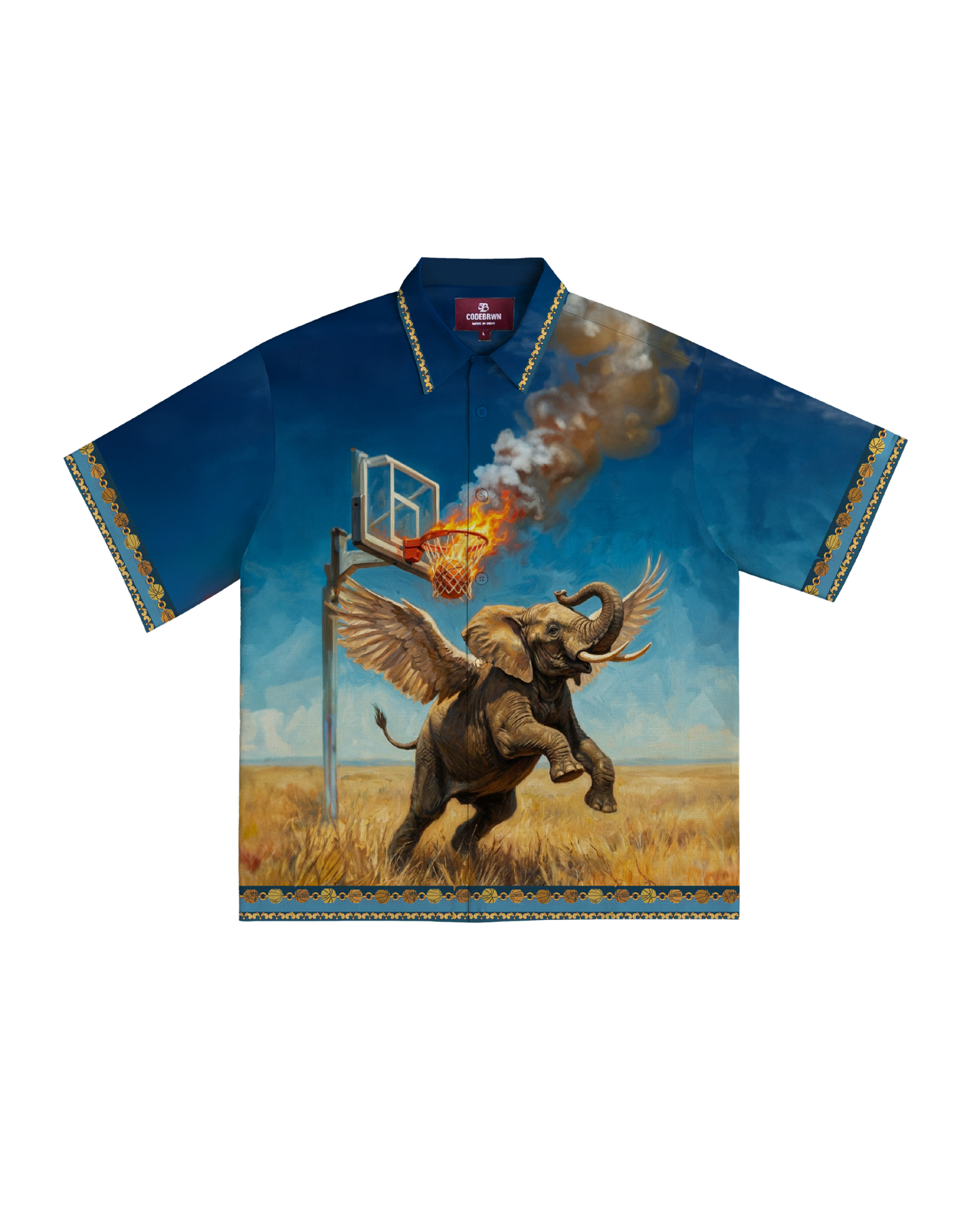 ZIDD- RELAXED FIT PRINTED SHIRT