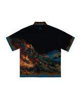 UNBOTHERED AND ELEVATED- RELAXED FIT PRINTED SHIRT
