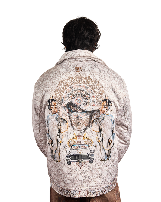 INSTRUMENTAL EMPATHY- REGULAR FIT  PRINTED JACKET