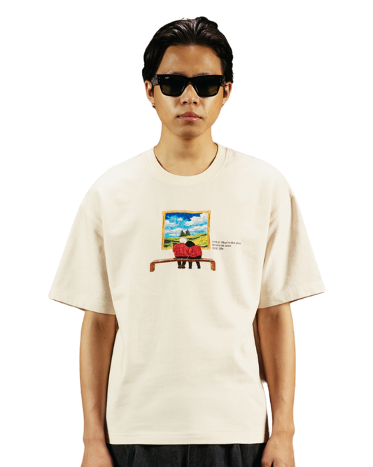 THAT’S THE PLAN- REGULAR FIT EMBROIDERED T-SHIRT