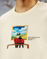 THAT’S THE PLAN- REGULAR FIT EMBROIDERED T-SHIRT