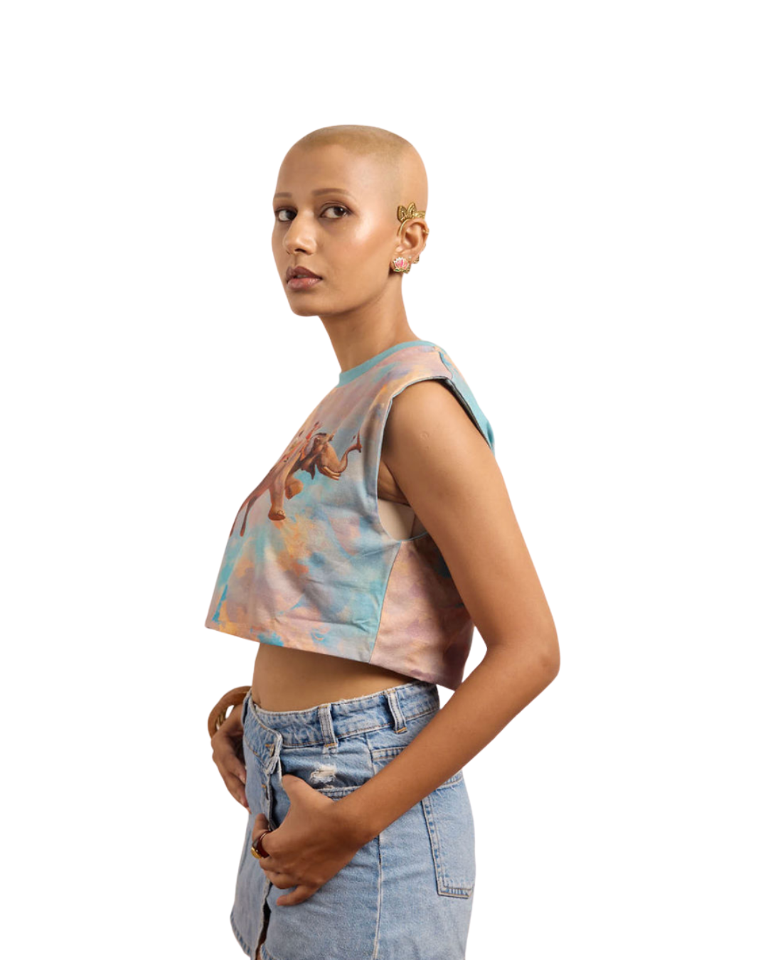 BREAKING PARAMPARAS CROP TOP