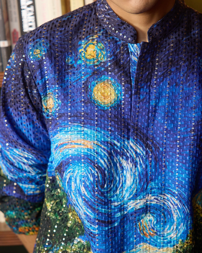 VASUDEVA'S WHIRLPOOL KURTA SET