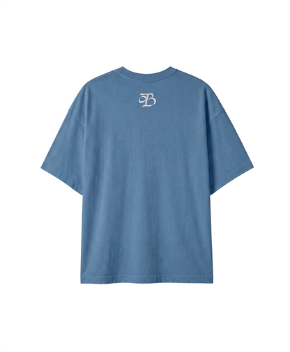 SPOTLESS-  REGULAR FIT EMBROIDERED T-SHIRT HEAVYWEIGHT, 100% COTTON