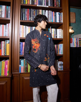 ZERO GRAVITY INTIMIDATION - REGULAR FIT PRINTED EMBROIDERED KURTA SET