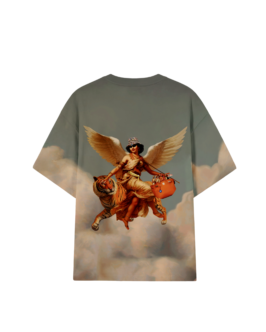 POWERLESS INFLUENCE- OVERSIZED FIT PRINTED T-SHIRT