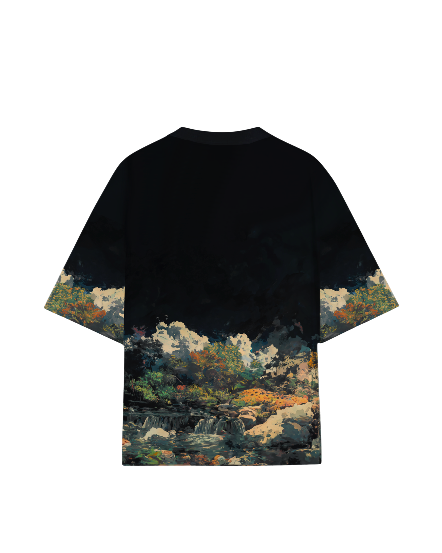 BRWN MASCOT- OVERSIZED FIT EMBROIDERED T-SHIRT