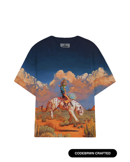 KALA AND CANYON- REGULAR FIT PRINTED T-SHIRT