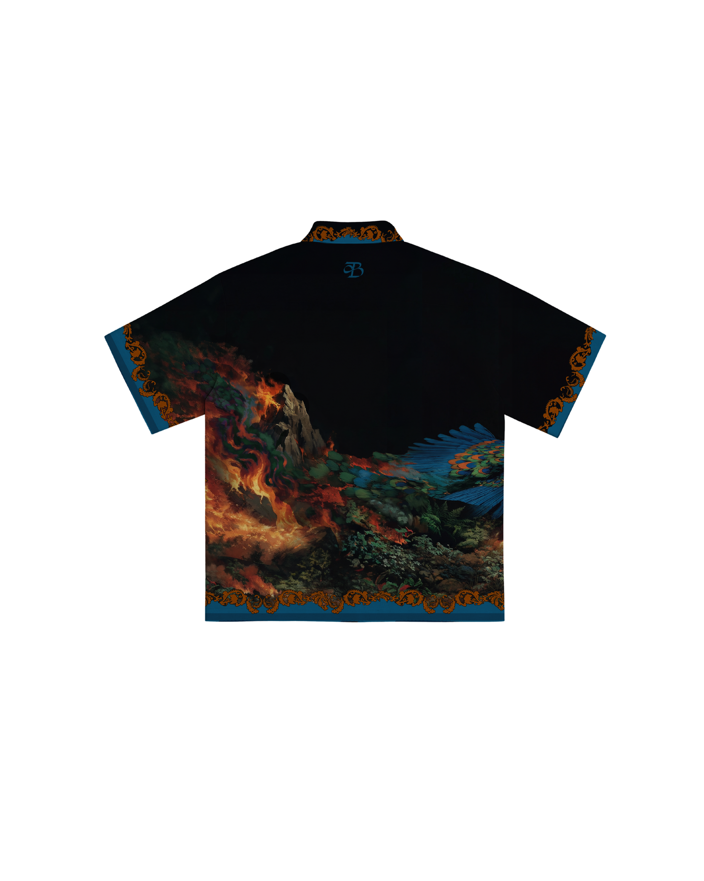 UNBOTHERED AND ELEVATED- RELAXED FIT PRINTED SHIRT