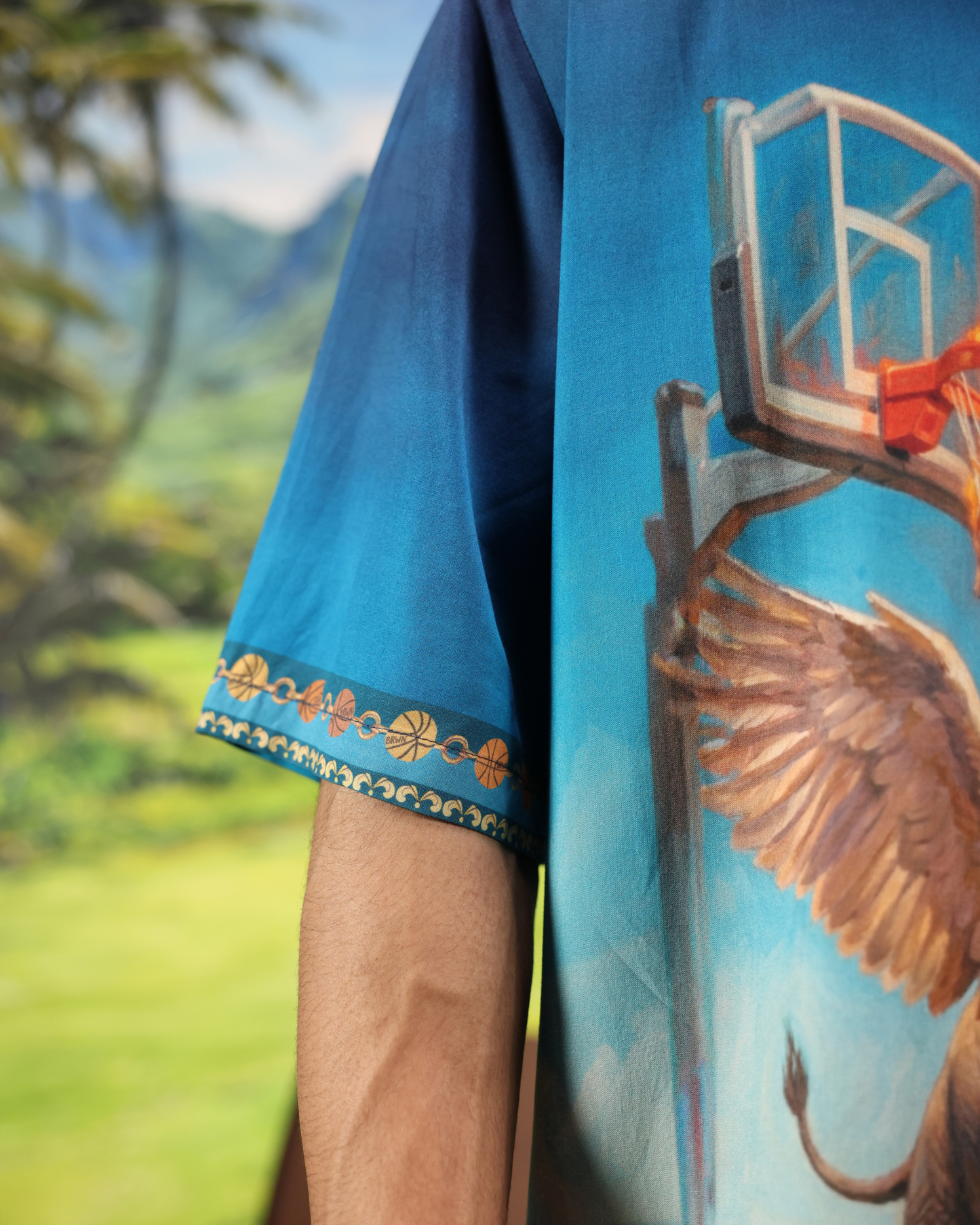 ZIDD- RELAXED FIT PRINTED SHIRT