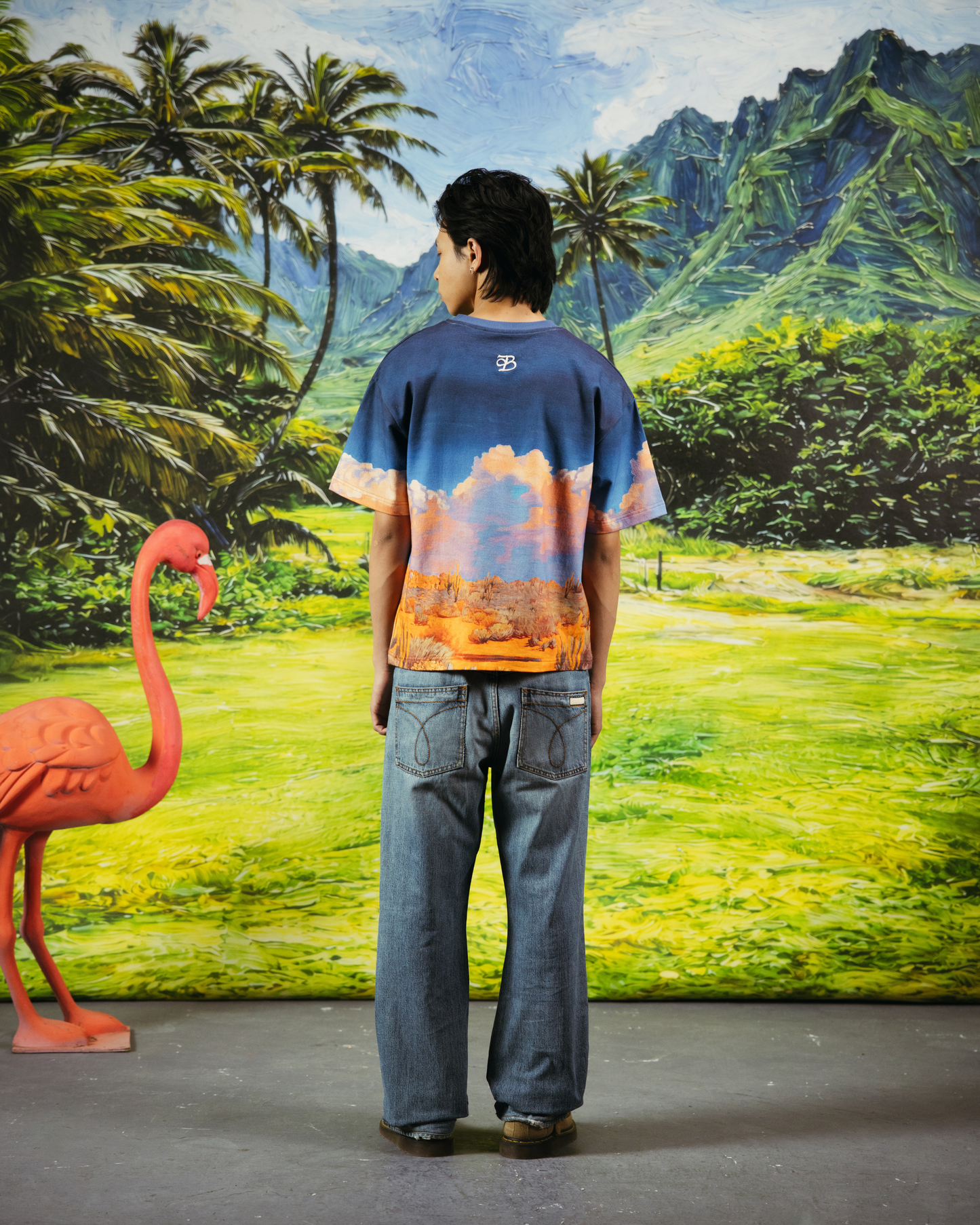 KALA AND CANYON- REGULAR FIT PRINTED T-SHIRT