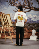 CHU**** MAT BANANA- REGULAR FIT EMBROIDERED T-SHIRT