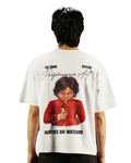 AUNTIES ARE WATCHING - REGULAR FIT HAND BEADED T-SHIRT