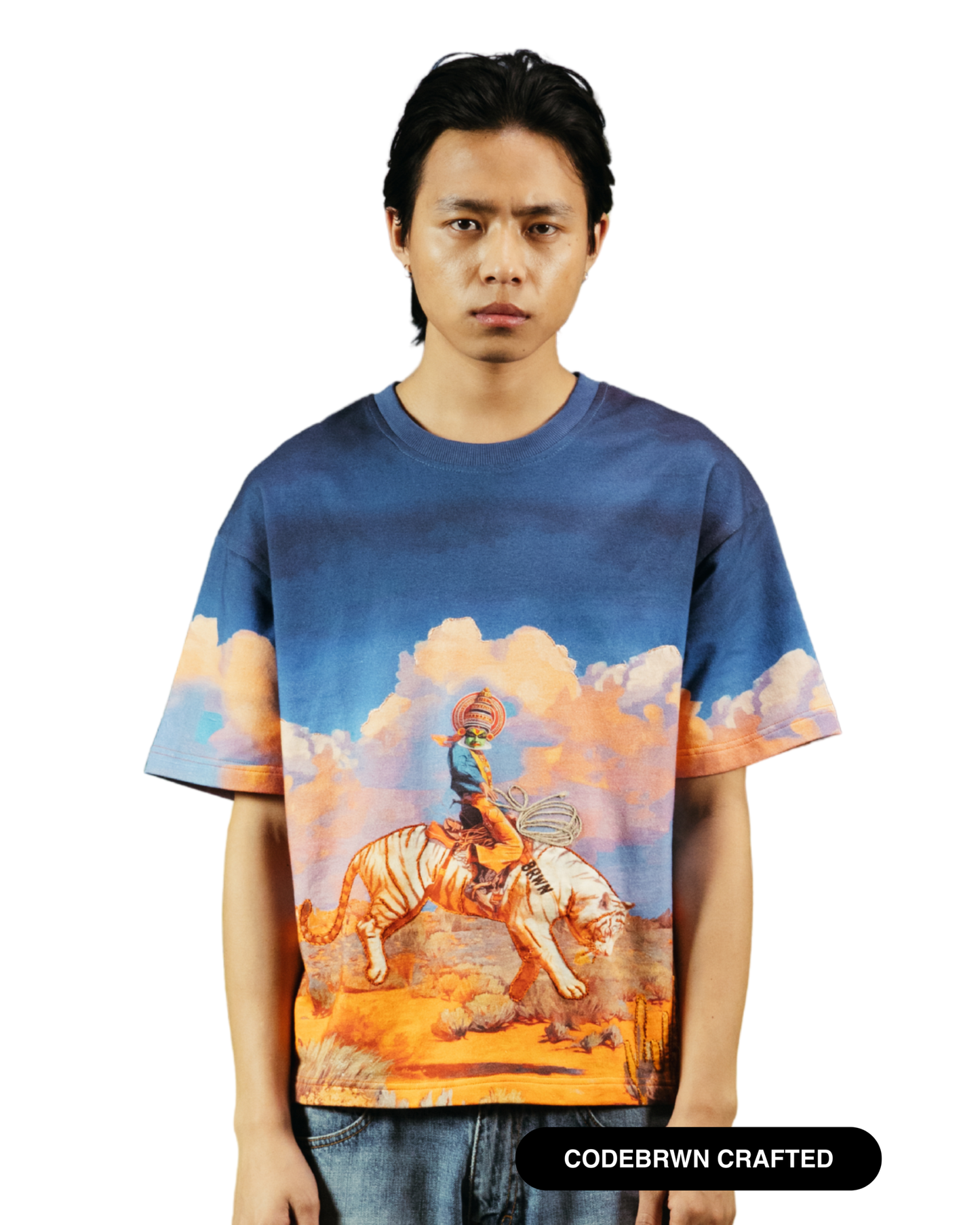 KALA AND CANYON- REGULAR FIT PRINTED T-SHIRT