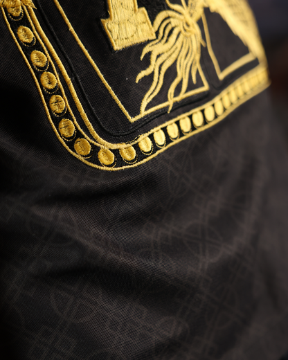 CHAKRA AND CHANCE - OVERSIZED FIT EMBROIDERED JERSEY