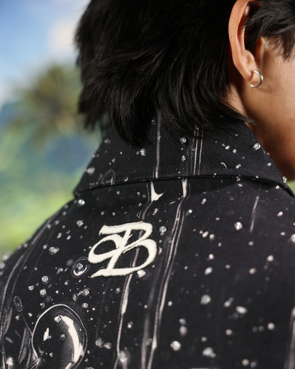 THE BARSAAT VEIL (HAND BEADED SHACKET)