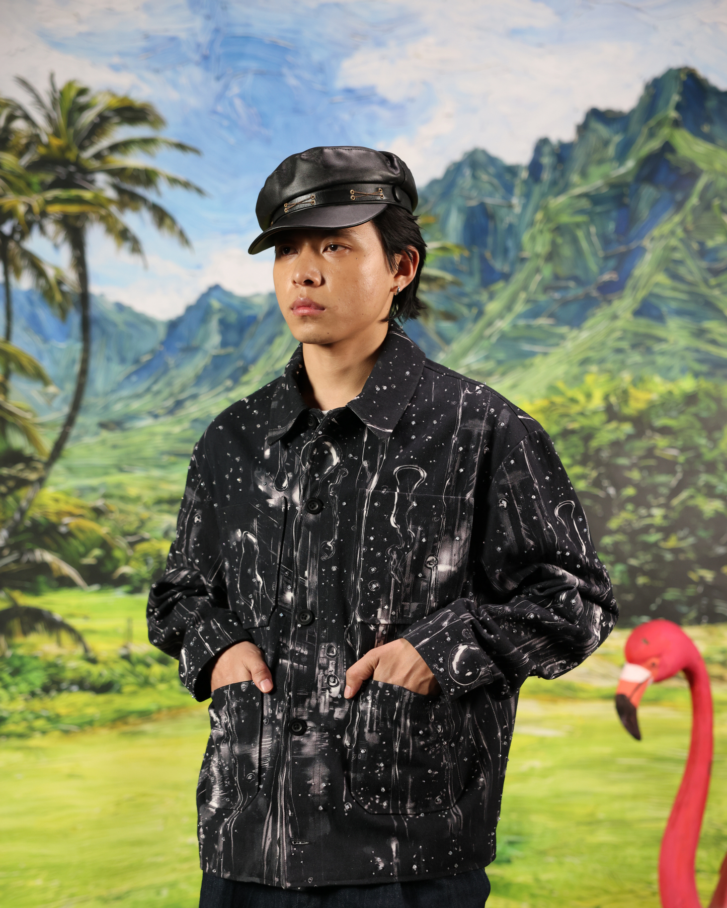 THE BARSAAT VEIL (HAND BEADED SHACKET)