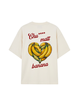 CHU**** MAT BANANA- REGULAR FIT EMBROIDERED T-SHIRT