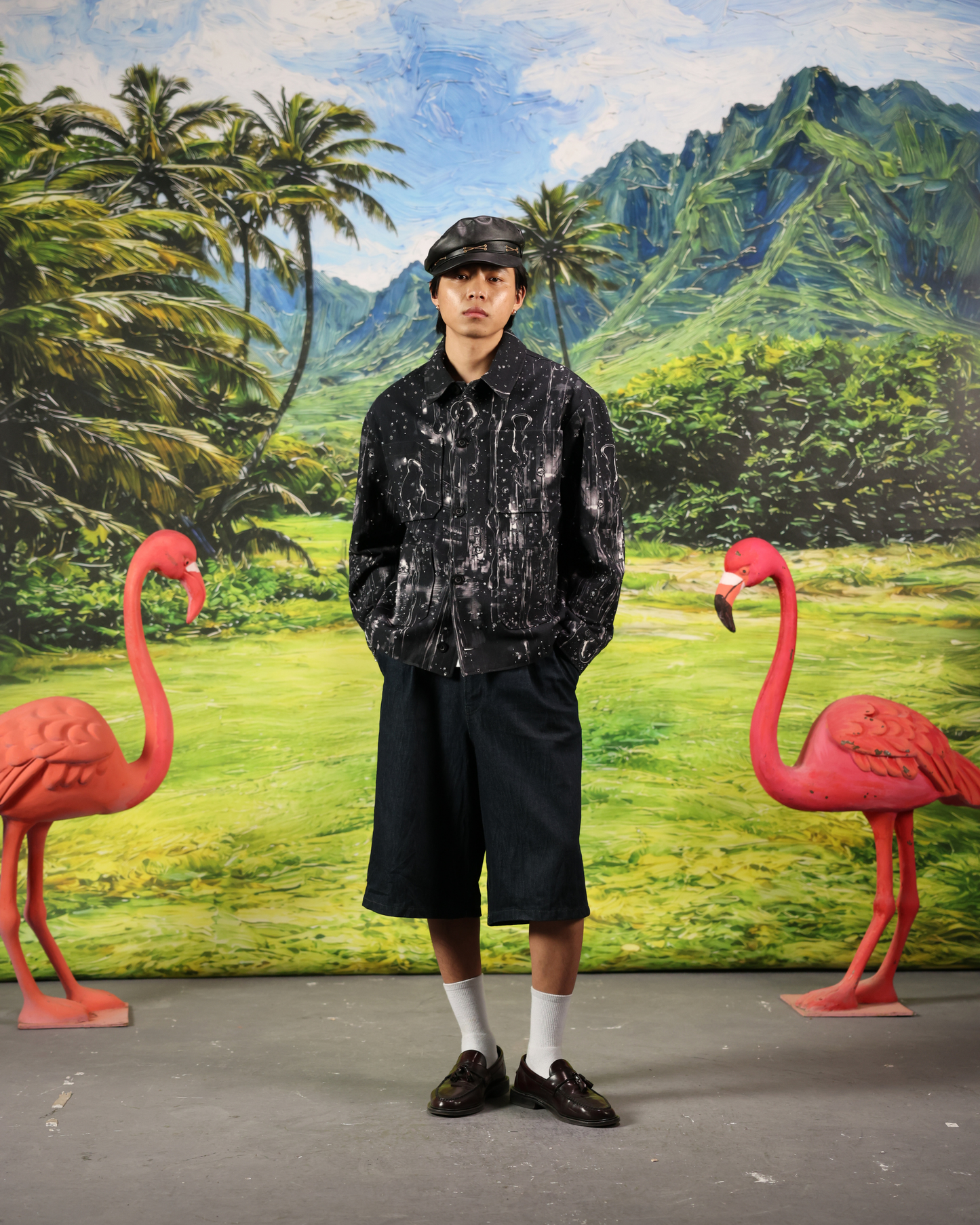 THE BARSAAT VEIL (HAND BEADED SHACKET)